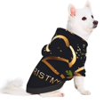 thumbnail image 2 of Fotbe 2025 And Merry Christmas Sudadera con Estampado para Perros Pequeños – Suéter con Capucha para Mascotas, Tela Suave de Forro Polar con Bolsillo-XX-Large, 2 of 7
