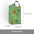 thumbnail image 3 of LNWH Greenland Hippo Bear Cartoon Pattern Laundry Basket, 50L Large Capacity Foldable Laundry Hamper, 3 of 6