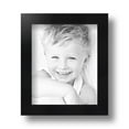 thumbnail image 2 of ArtToFrames 5" x 6" Satin Black Tall Picture Frame, 5x6 inch Black Wood Poster Frame (WOM-1852), 2 of 8