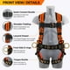 thumbnail image 2 of Arnés de seguridad con protección anticaídas TRSMIMA para techo, cuerpo completo, 2 of 8