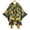 Green, variant on Unisex Retro Style Vintage Pattern Tassel Poncho Shawl Cape Wraps Cloak for Women and Men Outerwear