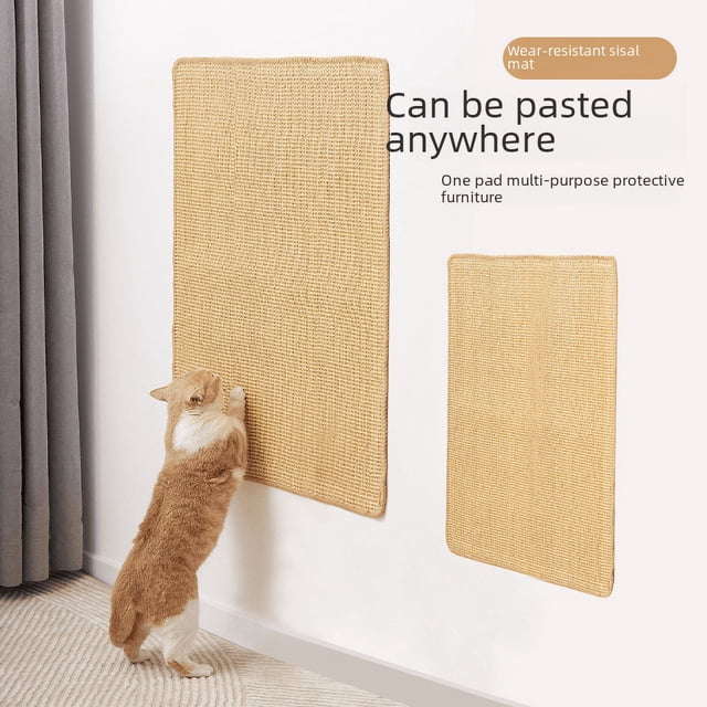Almohadilla de sisal Resistente al desgaste Resistente a los arañazos Protección contra arañazos de gatos Sofá Tablero para garras de gato Alfombrilla para mascotas Suministros Tablero para rascar