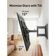 thumbnail image 5 of Full Motion TV Wall Mount for 42-85 inch TVs up to 132 lbs, Max VESA 600x400mm, 5 of 7