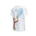 thumbnail image 4 of Curious George Kids Tshirt Short Sleeve Crewneck T-Shirts Boys Girls 3D Cartoon Casual Shirts, 4 of 5