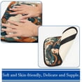 thumbnail image 3 of Mermaid Soft Furry Printed Armrest Cover - 12.5x8.2 Inch Comfortable Car Armrest Accessories, 3 of 6