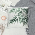 thumbnail image 2 of GOSMITH  Throw Pillow Covers Decorative Green Leaf Watercolor Eucalyptus Branches Hand Floral with Plant Objects White Natural Greenery Twig Cushion Pillowcase White, 2 of 5