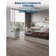 thumbnail image 5 of Aire Acondicionado Portátil 8000 BTU – 3 en 1 Silencioso – Frío, Deshumidificador y Ventilador – Modo Inteligente y Sueño – 2 Velocidades – 33 m² – Mando – Gris, 5 of 7