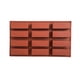 thumbnail image 2 of Moldes para hornear, molde para pasteles de 12 eslabones de chocolate, moldes rectangulares pequeños, moldes para hornear pasteles, molde de chocolate, 2 of 2