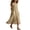 Khaki, variant on Ovbmpzd Pleated Casual Summer Dresses for Women Midi Linen Pink Shift Dress Sleeveless Button Down Casual Dresses,S