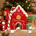 thumbnail image 6 of Reindeer Christmas Party Mini Golf Game Set - Gingerbread Themed Golf with Candy Canes & 6 Balls, Portable Design for Home/Doorway, Festive Holiday Gift, Family Interactive Fun, 13.78in/35cm, Red, 6 of 9