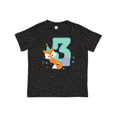 

Inktastic Im 3 Years Old with Fox Gift Toddler Boy or Toddler Girl T-Shirt