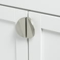 thumbnail image 3 of GlideRite 2-1/2 in. Center-Center Semi Circle Cabinet Knob, Satin Nickel - 4844-SN, 1 Pack, 3 of 4