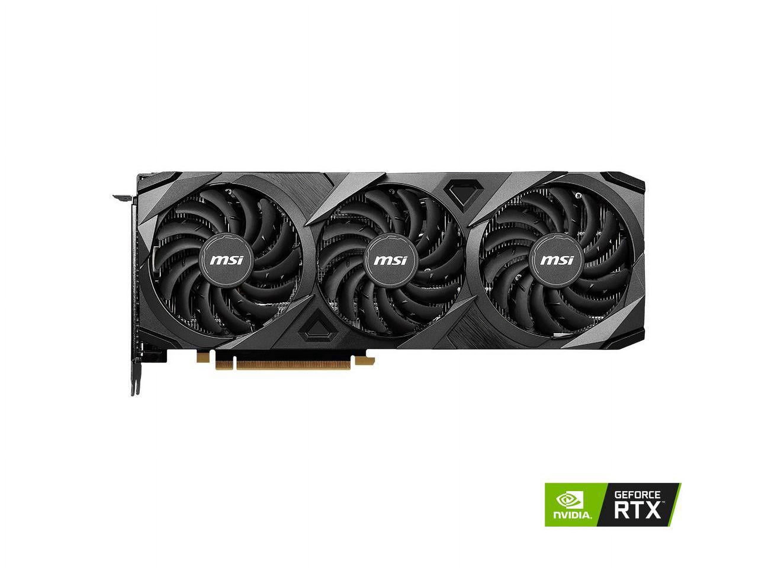 MSI GeForce RTX 3060 Ti VENTUS 3X OC Graphics Card, Black