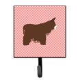 thumbnail image 1 of ""Caroline'S Treasures Poitou Poiteuin Donkey Pink Check Gancho De Pared Pequeño Multicolor"", 1 of 1