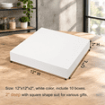 12 x 12 x 2 Inch 10 Pack Square Paper Gift Boxes with Lids for Shirts ...