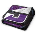 thumbnail image 2 of University A of Scranton Logo Fleece Blanket, Very Soft Microfiber Flannel Blanket for Couch Warm and Cozy for All Seasons, 2 of 6