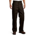 thumbnail image 1 of Dickies Mens Loose Fit Double-Knee Work Pant, 44W x 34L, Dark Brown, 1 of 1