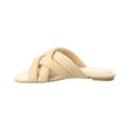 thumbnail image 2 of Stuart Weitzman Crossover Raffia Slide, 9, Brown, 2 of 5