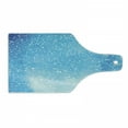 thumbnail image 1 of Constellation Cutting Board, Astronomical Pattern Hand Drawn Watercolor Art Vibrant Cosmos, Decorative Tempered Glass Cutting and Serving Board, Wine Bottle Shape, Blue Pale Blue White, by Ambesonne, 1 of 1