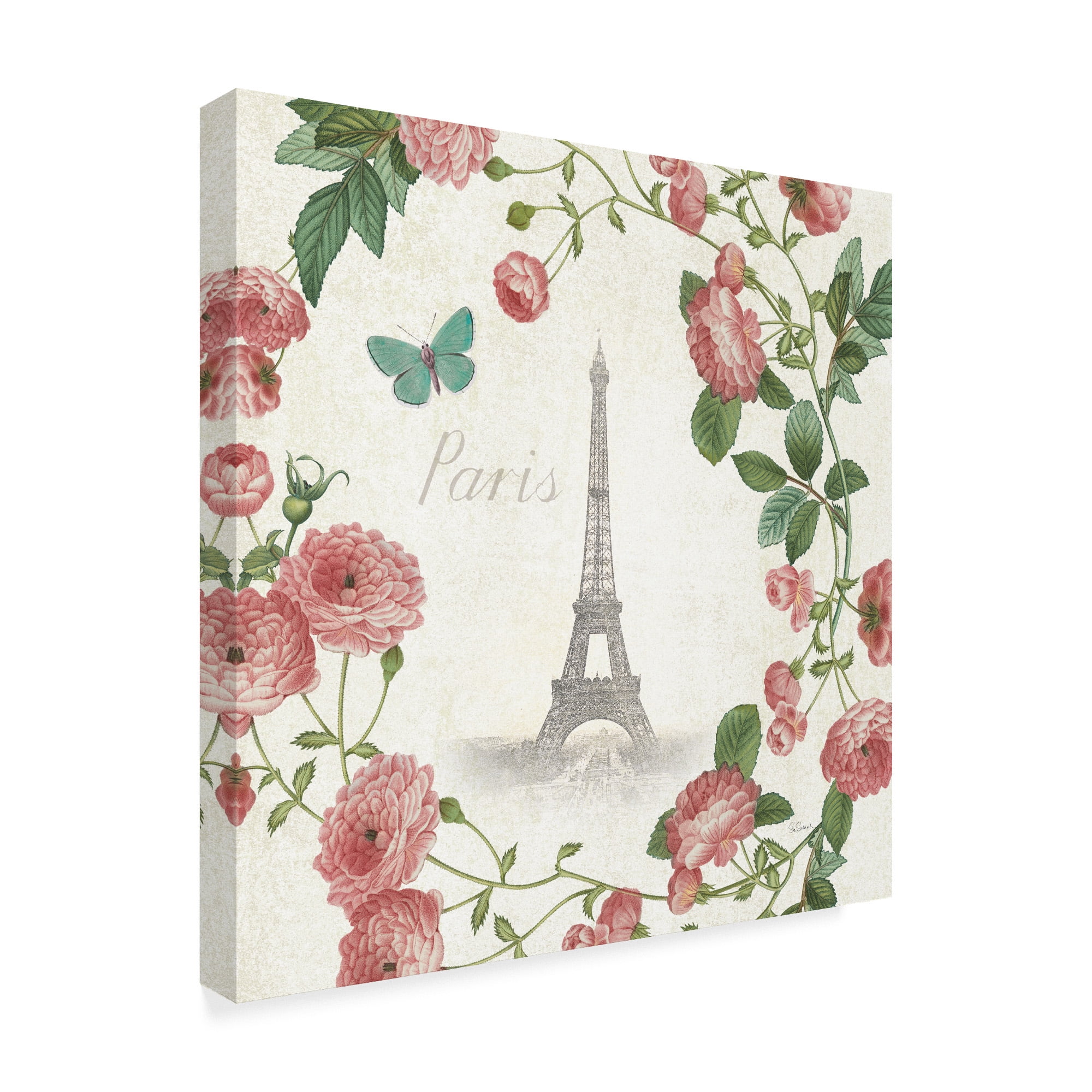Trademark Fine Art 'Paris Arbor VI' Canvas Art by Sue Schlabach