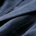 thumbnail image 5 of vigerkar Women's Casual One Button Linen Blazer Jackets Lapel 3/4 Sleeve Suit Blazer Navy, 4XL, 5 of 6