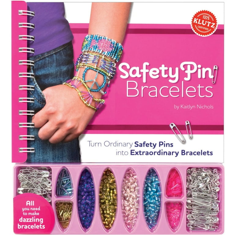 Safety Pin Bracelets Book Kit Walmart