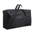 thumbnail image 4 of Herramientas de parrilla Bag Carry Organizador de almacenamiento de utensilios de almacenamiento Gran capacidad Bolsa de mesa de campamento doblado Negro 72CMX22CMX47CM, 4 of 8