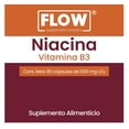 thumbnail image 2 of Suplemento FLOW - 3 PACK de Niacina con 270 capsulas de 500 mg, 2 of 3