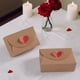 thumbnail image 1 of Caja de papel para dulces de San Valentín con forma de corazón rojo (10 unidades por paquete), 1 of 7