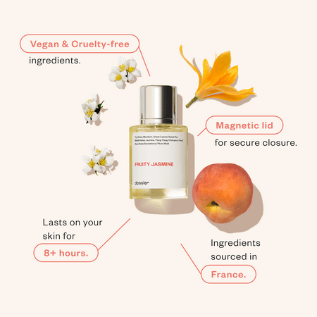 Dossier Fruity Jasmine Eau De Parfum, Inspired by Dior's J's Adore, Perfume for Women, 1.7 oz