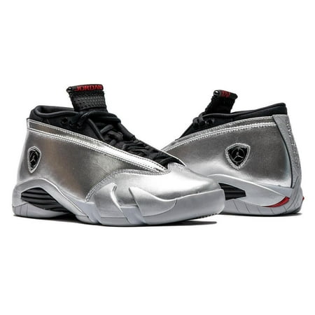 Nike Jordan 14 Retro Low Silver Metallic Chrome Sneaker Women shoes size 7 new, vintage collection shoes, the box may not be in the perfect condition, sales are final