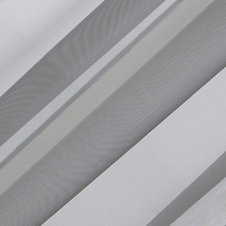 Mainstays Marjorie Sheer Voile Curtain Panel 59" x 108" Grey photo 6