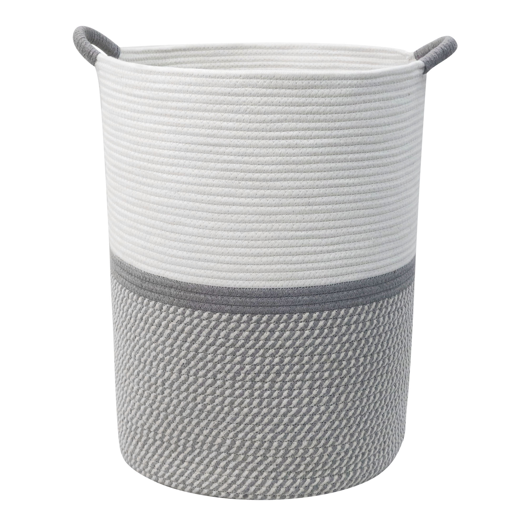 Caroeas XXXL Extra Large Rope Basket, 16''x20'' Woven Storage Basket, Blanket Basket for Living