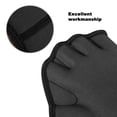 thumbnail image 6 of NIBOLOG 1 Pair Neoprene Gloves Water Resistant Breathable Rubber Well Stitching Webbed Swim Gloves for Training, 6 of 8