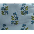 thumbnail image 4 of oneOone Georgette Viscose Fabric Leaves & Floral Block Print Fabric By Yard 42 Inch Wide, 4 of 4