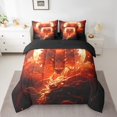 thumbnail image 2 of YST Magical Dragon 7-Piece Comforter Set, Twin, Wildlife Theme, Red, Animal Print, Comforter Set, Twin, 2 of 4