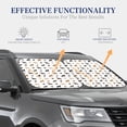 thumbnail image 4 of Vsdgher Labrador Retriever Dog Print Car Windshield Sun Shade, Reflective Sunshade Window Sunshade Sun Visor Protector Fit for Cars,Trucks,SUVs-Large, 4 of 6