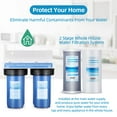 thumbnail image 5 of Geekpure 2 Stage Whole House Water Filter System with 10-Inch Blue Housing-1"Port, 5 of 9