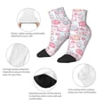thumbnail image 5 of Fuzoiu Cute Sheep Print Adult Socks, Crew Moisture-wicking Socks, Unisex Cushion Crew Socks,Casual Sports Ankle Socks, 5 of 7