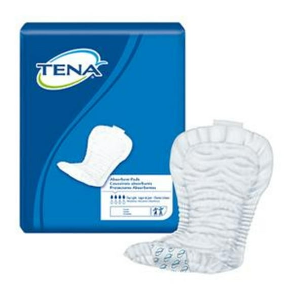 TENA Day Light Bladder Control Pad, 13 Inch Length Light Absorbency Female, Case of 84