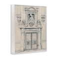 thumbnail image 4 of Stupell Industries Detailed Architecture Door Town & City Drawing White Framed Art Print Wall Art, 11 x 14, 4 of 10