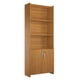 thumbnail image 2 of Librero SKAL LIVING 5 Repisas Moderno Decorativo Con Puertas Cafe Claro 56118, 2 of 7