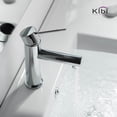 thumbnail image 3 of Kibi Circular X Single Handle Bathroom Vanity Sink Faucet, 3 of 3