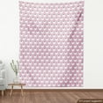 thumbnail image 3 of Ambesonne Cartoon Fabric by the Yard Upholstery, Cartoon Pink Toned Art, 5 Yards, Pale Pink White, 3 of 4