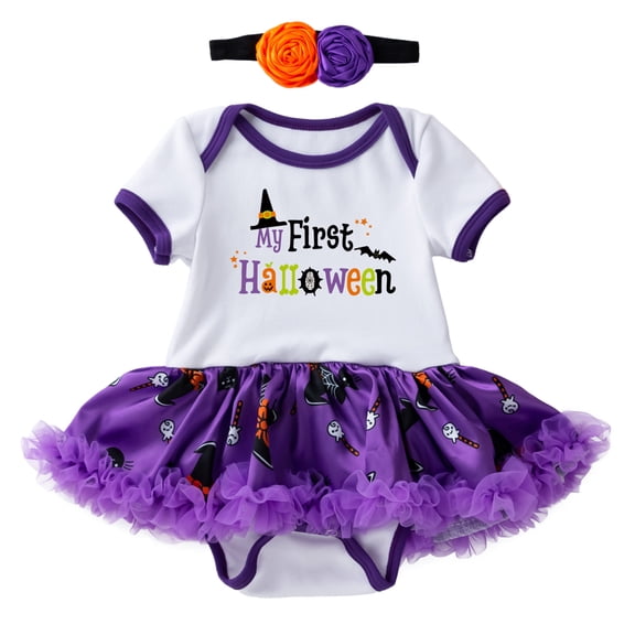 EnJoCho Toddler Cute Princess Dress Baby Girls Cartoon Bowknot Halloween Tulle Dress Clothes Trendy Holiday Party Performance Clothes Fall Birthday Gift Dresses for Child Girls