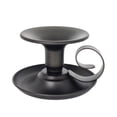 thumbnail image 4 of Candelabro de hierro hecho a mano con diseño de taza de té para decoración elegante en el hogar Negro, 4 of 9
