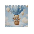 thumbnail image 5 of Bear Balloon Clouds Black Out Curtains Aesthetic for Bedroom Living Room Sliding Glass Doors Kitchen Windows 2 panels set, 5 of 5