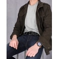 thumbnail image 3 of Cinturón Timberland para Hombre Grande y Alto de 40 mm en Cuero Negro Pull Up, 3 of 5