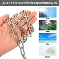 thumbnail image 3 of Uxcell 304 Stainless Steel Coil Chain, 4/25 Inch x 16.4 Ft, Metal Plain Link Chain, Rustproof Hardware Cable, 3 of 6