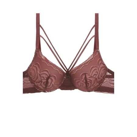 

Mesh Bra With Front Straps